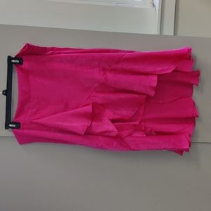 Forever 21 Pink satin skirt
